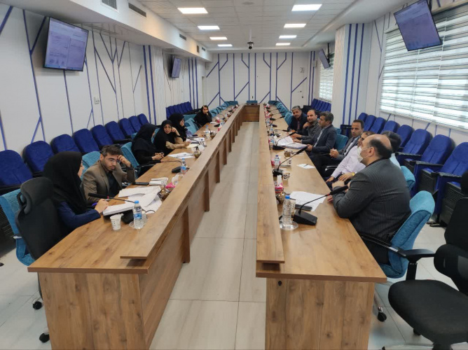 جلسه پایش داخلی مستندات حوزه ۶ استانداردهای اعتباربخشی موسسه ای