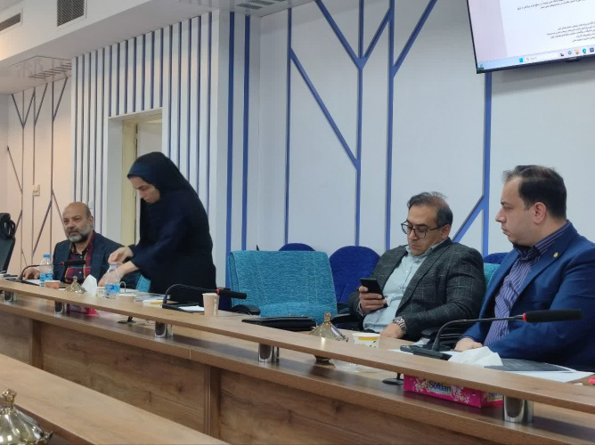 جلسه پایش داخلی مستندات حوزه ۷ استانداردهای اعتباربخشی موسسه ای